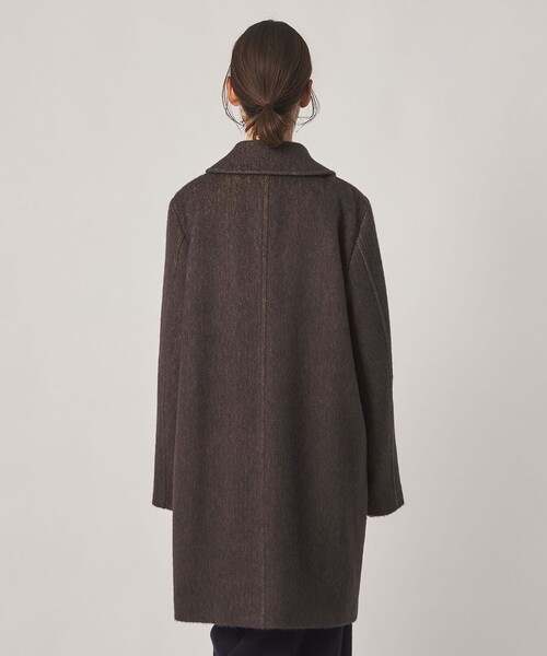 Steven Alan(スティーブンアラン)の「<Steven Alan>ウール モヘヤ ミックス シャギー ミドルコート(ステンカラーコート・レディース・ダークブラウン/ライトブルー・M/S)」の17枚目の写真
