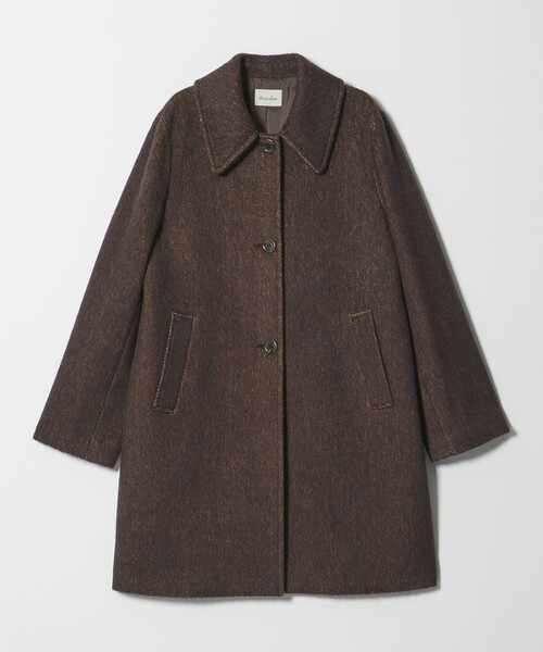 Steven Alan(スティーブンアラン)の「<Steven Alan>ウール モヘヤ ミックス シャギー ミドルコート(ステンカラーコート・レディース・ダークブラウン/ライトブルー・M/S)」の18枚目の写真