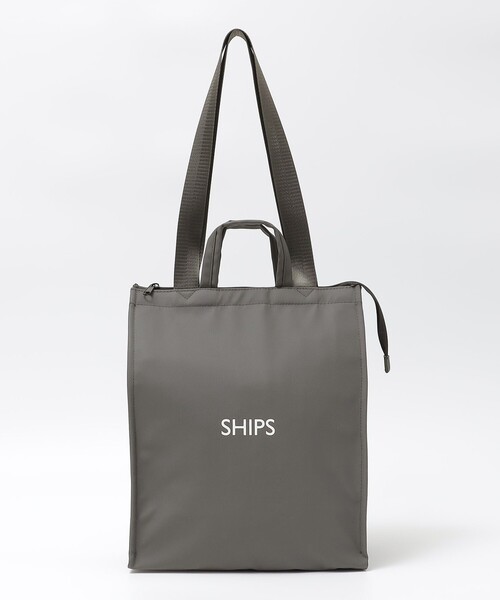 SHIPS(シップス)の「【WEB限定】ショッパー型 保冷ランチバッグ L(トートバッグ・メンズ・ブラック/シルバー/ネイビー/チャコールグレー・ONE SIZE)」の17枚目の写真