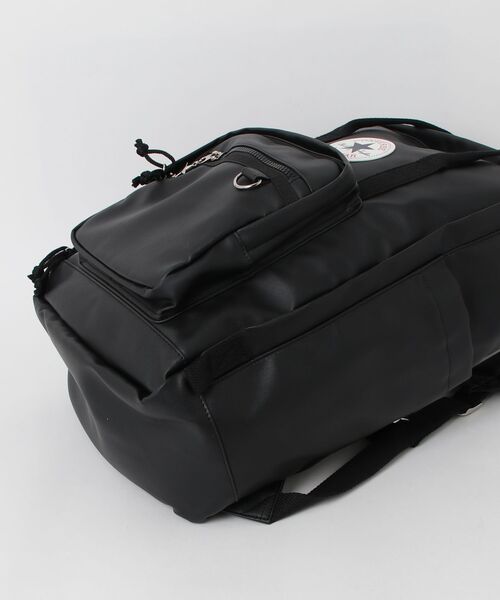 CONVERSE(コンバース)の「【CONVERSE/コンバース】RETRO PU LEATHER SCHOOL BACKPACK 81932900(バックパック/リュック・メンズ・ブラック/ブラウン・FREE)」の5枚目の写真