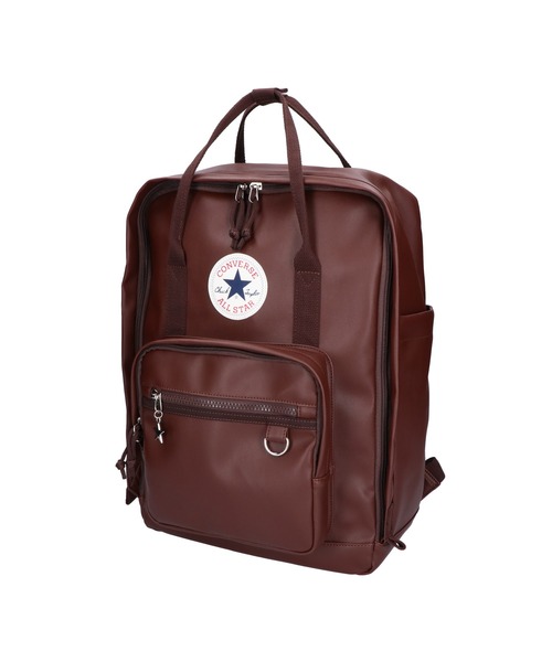 CONVERSE(コンバース)の「【CONVERSE/コンバース】RETRO PU LEATHER SCHOOL BACKPACK 81932900(バックパック/リュック・メンズ・ブラック/ブラウン・FREE)」の14枚目の写真
