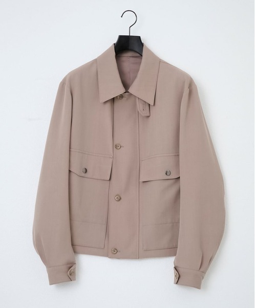 UJOH（ウジョー）の「【UJOH】Utility Compact Blouson（ブルゾン・メンズ・グレイッシュベージュ/ブラック・4/5）」の3枚目の写真