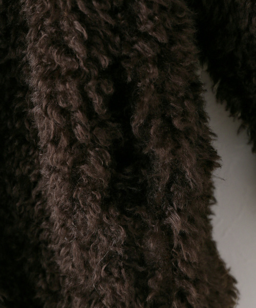 COYSEIO 038(コイセイオ 038)の「【Geek Office / ギークオフィス】COYSEIO / SOFR FUR COAT(その他アウター・レディース・グレー・SMALL)」の4枚目の写真