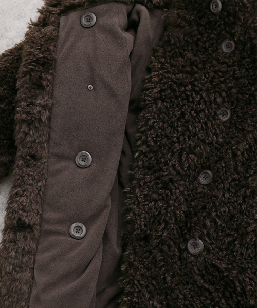 COYSEIO 038(コイセイオ 038)の「【Geek Office / ギークオフィス】COYSEIO / SOFR FUR COAT(その他アウター・レディース・グレー・SMALL)」の7枚目の写真