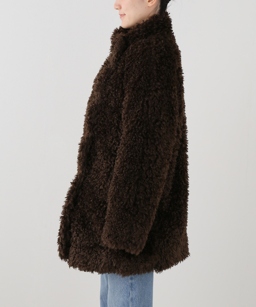 COYSEIO 038(コイセイオ 038)の「【Geek Office / ギークオフィス】COYSEIO / SOFR FUR COAT(その他アウター・レディース・グレー・SMALL)」の14枚目の写真