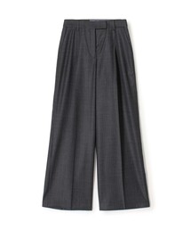365 STRIPE タックワイドパンツ
