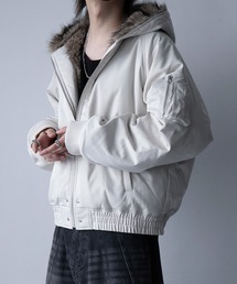cussil（クシル）の「【cussil/クシル】フェイクファーフードショート丈ブルゾン（ブルゾン）」