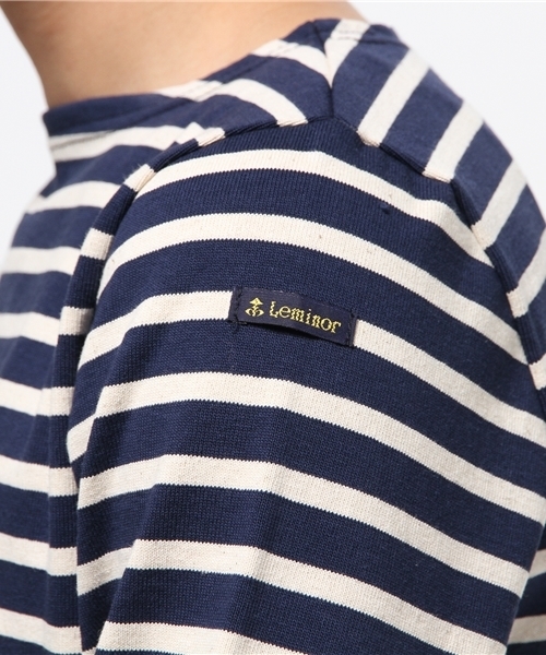 SHIPS（シップス）の「Le minor: マリン ボーダー バスクシャツ3（Tシャツ/カットソー・メンズ・ワイン/ネイビー/ダークブルー・SMALL/MEDIUM/X-SMALL）」の7枚目の写真