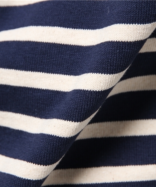 SHIPS（シップス）の「Le minor: マリン ボーダー バスクシャツ3（Tシャツ/カットソー・メンズ・ワイン/ネイビー/ダークブルー・SMALL/MEDIUM/X-SMALL）」の10枚目の写真