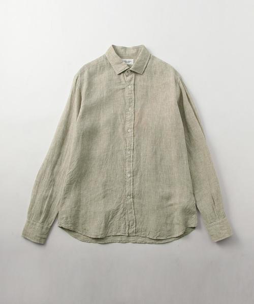 UNITED ARROWS(ユナイテッドアローズ)の「UAS カラー リネン SML/WD◆(シャツ/ブラウス・メンズ・ピンク/ケリー/ライトブルー/イエロー・LARGE/MEDIUM/SMALL/X-LARGE/X-SMALL/XX-LARGE)」の2枚目の写真