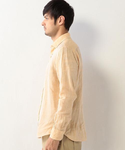UNITED ARROWS(ユナイテッドアローズ)の「UAS カラー リネン SML/WD◆(シャツ/ブラウス・メンズ・ピンク/ケリー/ライトブルー/イエロー・LARGE/MEDIUM/SMALL/X-LARGE/X-SMALL/XX-LARGE)」の7枚目の写真