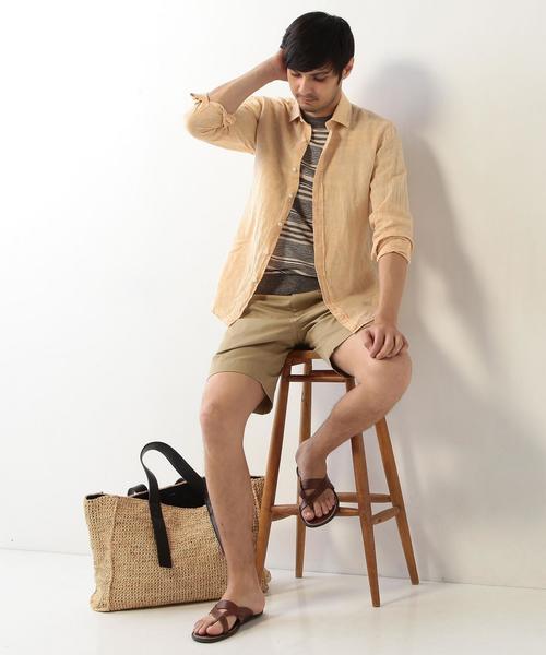 UNITED ARROWS(ユナイテッドアローズ)の「UAS カラー リネン SML/WD◆(シャツ/ブラウス・メンズ・ピンク/ケリー/ライトブルー/イエロー・LARGE/MEDIUM/SMALL/X-LARGE/X-SMALL/XX-LARGE)」の8枚目の写真