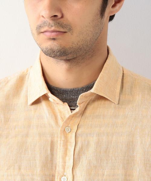 UNITED ARROWS(ユナイテッドアローズ)の「UAS カラー リネン SML/WD◆(シャツ/ブラウス・メンズ・ピンク/ケリー/ライトブルー/イエロー・LARGE/MEDIUM/SMALL/X-LARGE/X-SMALL/XX-LARGE)」の9枚目の写真