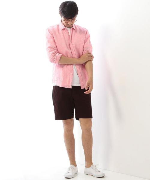 UNITED ARROWS(ユナイテッドアローズ)の「UAS カラー リネン SML/WD◆(シャツ/ブラウス・メンズ・ピンク/ケリー/ライトブルー/イエロー・LARGE/MEDIUM/SMALL/X-LARGE/X-SMALL/XX-LARGE)」の17枚目の写真