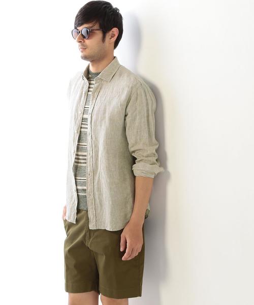 UNITED ARROWS(ユナイテッドアローズ)の「UAS カラー リネン SML/WD◆(シャツ/ブラウス・メンズ・ピンク/ケリー/ライトブルー/イエロー・LARGE/MEDIUM/SMALL/X-LARGE/X-SMALL/XX-LARGE)」の20枚目の写真