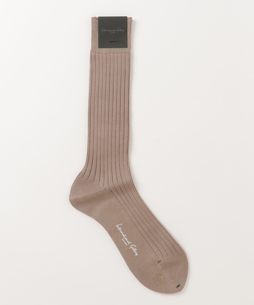 International Gallery BEAMS（インターナショナルギャラリービームス）の「【ビームスの百名品】エジプシャンコットン リブソックス（ソックス/靴下・メンズ・ミント/インディゴブルー/パープル/イエロー系その他/ピンク/レッド系その他/ナチュラル/DK.Grn/ブラック/グレー系その他/ホワイト系その他2/レッド系その他5/ロイヤルブルー/グリーン系その他2/オレンジ系その他5/ケリーグリーン/ブラウン系その他5/レッド系その他7/グリーン系その他4/バイオレット/イエロー/オリーブ/ダークブラウン/ブルー/レッド系その他2/カーキ/ライトブルー/イエロー系その他5/ブラック系その他/グリーン系その他・ONE SIZE）」の9枚目の写真