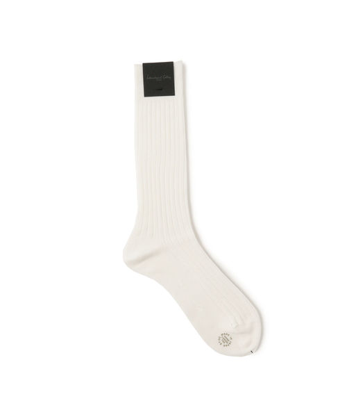 International Gallery BEAMS（インターナショナルギャラリービームス）の「【ビームスの百名品】エジプシャンコットン リブソックス（ソックス/靴下・メンズ・ミント/インディゴブルー/パープル/イエロー系その他/ピンク/レッド系その他/ナチュラル/DK.Grn/ブラック/グレー系その他/ホワイト系その他2/レッド系その他5/ロイヤルブルー/グリーン系その他2/オレンジ系その他5/ケリーグリーン/ブラウン系その他5/レッド系その他7/グリーン系その他4/バイオレット/イエロー/オリーブ/ダークブラウン/ブルー/レッド系その他2/カーキ/ライトブルー/イエロー系その他5/ブラック系その他/グリーン系その他・ONE SIZE）」の2枚目の写真