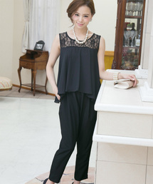 レース パーティー パンツドレス フォーマル セレモニー&ロング丈 タイト セットアップ 結婚式 オケージョンドレス お呼ばれ 七五三 ママ お宮参り 学校行事 二次会 成人式 