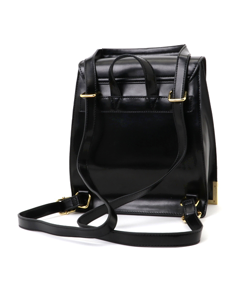 WEGO（ウィゴー）の「WEGO/2WAY金具リュック（バックパック/リュック・レディース・ホワイト/ブラウン/ブラック・FREE）」の5枚目の写真