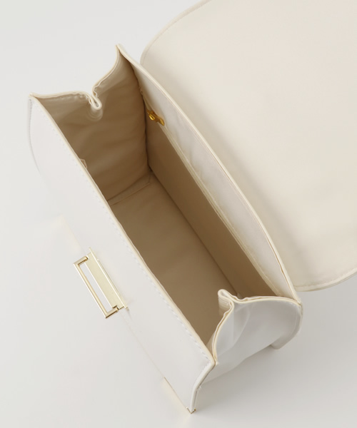 WEGO（ウィゴー）の「WEGO/2WAY金具リュック（バックパック/リュック・レディース・ホワイト/ブラウン/ブラック・FREE）」の12枚目の写真