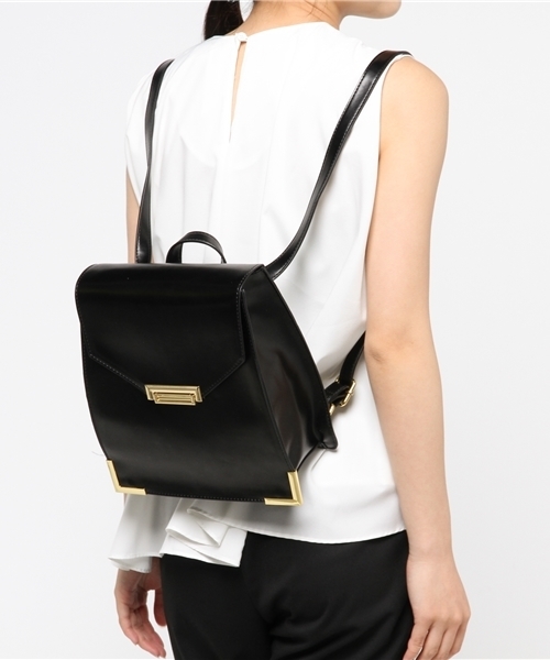 WEGO（ウィゴー）の「WEGO/2WAY金具リュック（バックパック/リュック・レディース・ホワイト/ブラウン/ブラック・FREE）」の14枚目の写真