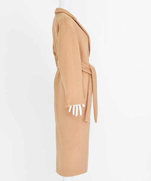 MICOAMERI(ミコアメリ)の「ロングガウンコート(その他アウター・レディース・グレー/ブラック/ブラウン系その他・FREE)」の7枚目の写真