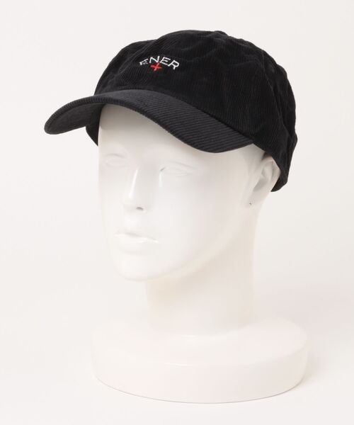 ENER（イーエヌイーアール）の「コーデュロイ エンブロイド キャップ “CROSS"（キャップ・メンズ・グレー/ブラック/ベージュ/ネイビー・FREE）」の2枚目の写真