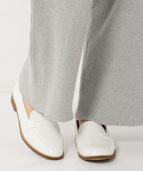 Boisson Chocolat(ボワソンショコラ)の「BBC ペニーローファーFLT○(ローファー・レディース・ホワイト/ブラック・22.5cm/23cm/25cm/23.5cm/22cm/24cm/24.5cm)」の10枚目の写真