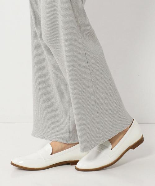 Boisson Chocolat(ボワソンショコラ)の「BBC ペニーローファーFLT○(ローファー・レディース・ホワイト/ブラック・22.5cm/23cm/25cm/23.5cm/22cm/24cm/24.5cm)」の11枚目の写真