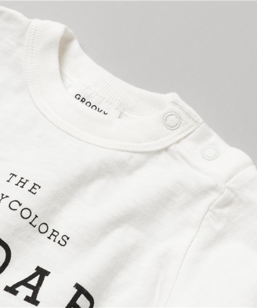 GROOVY COLORS（グルービーカラーズ）の「ＧＲＯＯＶＹ　ＣＯＬＯＲＳ　ＳＴＡＮＤＡＲＤ　長袖Tシャツ（Tシャツ/カットソー・キッズ・ネイビー/ホワイト・130/90/110/80/100/120/140）」の8枚目の写真