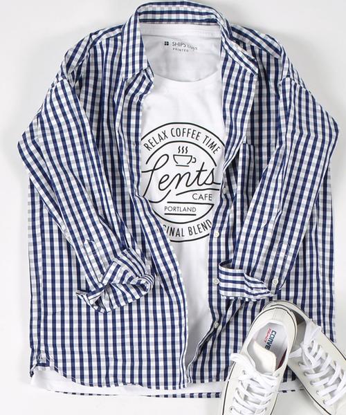 SHIPS Days（シップスデイズ）の「SHIPS Days: プリント TEE◇（Tシャツ/カットソー・レディース・ライトホワイト/ホワイト/ホワイト系その他/ストーン・M～Ｌ/S～Ｍ）」の3枚目の写真