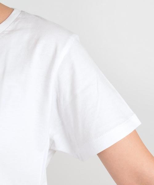 SHIPS Days（シップスデイズ）の「SHIPS Days: プリント TEE◇（Tシャツ/カットソー・レディース・ライトホワイト/ホワイト/ホワイト系その他/ストーン・M～Ｌ/S～Ｍ）」の9枚目の写真