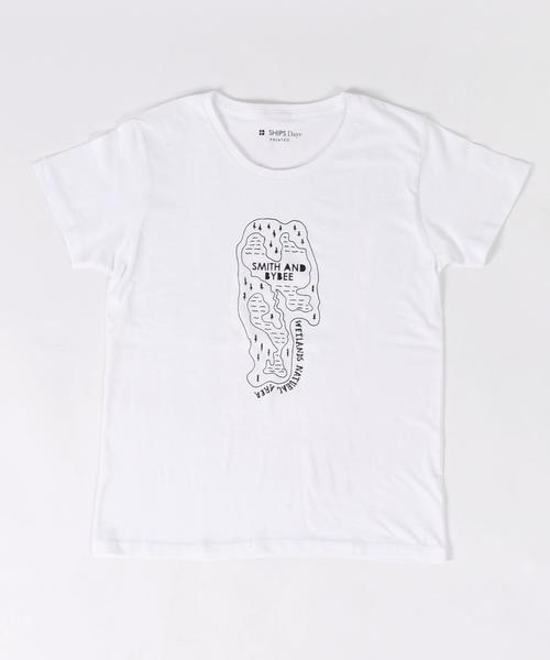 SHIPS Days（シップスデイズ）の「SHIPS Days: プリント TEE◇（Tシャツ/カットソー・レディース・ライトホワイト/ホワイト/ホワイト系その他/ストーン・M～Ｌ/S～Ｍ）」の13枚目の写真