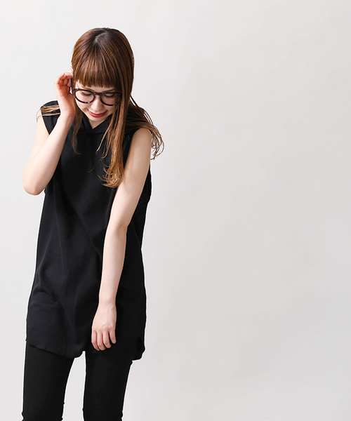 WEGO(ウィゴー)の「WEGO/ワッフルノースリーブパーカー(Tシャツ/カットソー・メンズ・レッド系その他5/ホワイト系その他5/ブラック/ホワイト・LARGE/MEDIUM)」の20枚目の写真