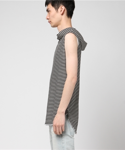 WEGO(ウィゴー)の「WEGO/ワッフルノースリーブパーカー(Tシャツ/カットソー・メンズ・レッド系その他5/ホワイト系その他5/ブラック/ホワイト・LARGE/MEDIUM)」の22枚目の写真