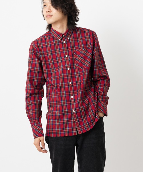 タータンチェックシャツ（シャツ/ブラウス）｜merc london（メルク