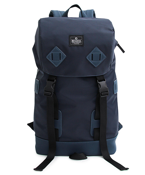 REGiSTA(レジスタ)の「PVC高密ナイロン/マットポリウレタンバックパック(バックパック/リュック・メンズ・カーキ/ネイビー/ブラック・FREE)」の17枚目の写真