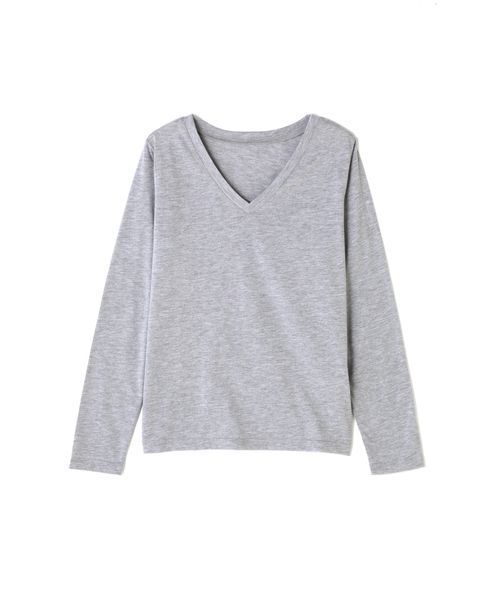 N.(N. Natural Beauty Basic)(エヌエヌナチュラルビューティーベーシック)の「ベーシックカットソー(Tシャツ/カットソー・レディース・ブラック/グレー/ホワイト/ホワイト系その他・MEDIUM)」の12枚目の写真