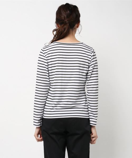 N.(N. Natural Beauty Basic)(エヌエヌナチュラルビューティーベーシック)の「ベーシックカットソー(Tシャツ/カットソー・レディース・ブラック/グレー/ホワイト/ホワイト系その他・MEDIUM)」の13枚目の写真