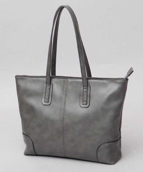 スプリットレザー（牛床革） コンパクト ビジネストートバッグ A4収納