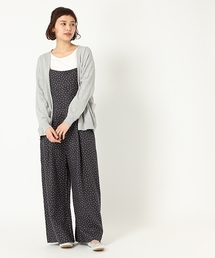 studio CLIP | 【WEB限定販売】フレンチリネンドットサロペット(サロペット/オーバーオール)
