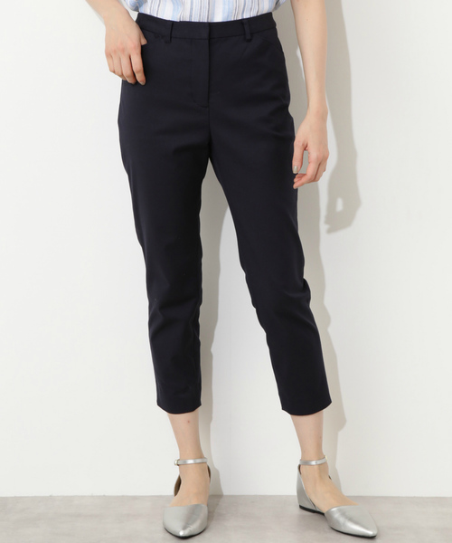 NATURAL BEAUTY BASIC（ナチュラルビューティーベーシック）の「【andGIRL 5月号掲載】〈ウォッシャブル・吸水速乾〉コズミクールクロップドパンツ（その他パンツ・レディース・ブラック系その他/グレー/ネイビー・LARGE/MEDIUM/X-SMALL/XX-SMALL/SMALL）」の3枚目の写真