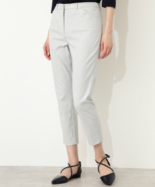 NATURAL BEAUTY BASIC（ナチュラルビューティーベーシック）の「【andGIRL 5月号掲載】〈ウォッシャブル・吸水速乾〉コズミクールクロップドパンツ（その他パンツ・レディース・ブラック系その他/グレー/ネイビー・LARGE/MEDIUM/X-SMALL/XX-SMALL/SMALL）」の2枚目の写真