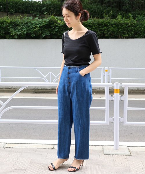 セール】ルーズツイルボタンフライパンツ◇（その他パンツ
