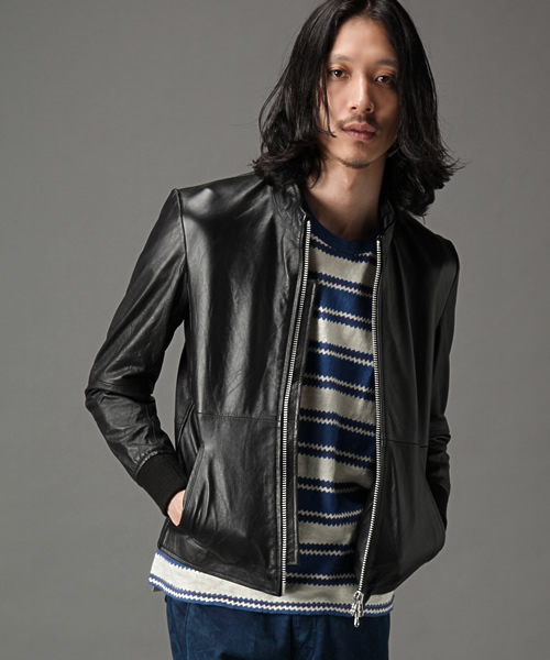 CIAOPANIC(チャオパニック)の「<WEB限定>【1 to 10 people】Big ファスナー Leather JK(ライダースジャケット・メンズ・ブラック・SMALL/MEDIUM/LARGE)」の1枚目の写真