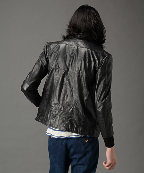 CIAOPANIC(チャオパニック)の「<WEB限定>【1 to 10 people】Big ファスナー Leather JK(ライダースジャケット・メンズ・ブラック・SMALL/MEDIUM/LARGE)」の5枚目の写真