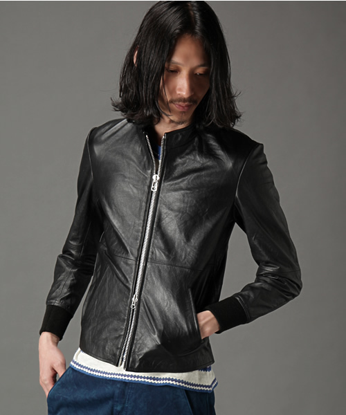 CIAOPANIC(チャオパニック)の「<WEB限定>【1 to 10 people】Big ファスナー Leather JK(ライダースジャケット・メンズ・ブラック・SMALL/MEDIUM/LARGE)」の8枚目の写真