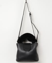 KOBE LETTUCE | エコファーハンドルショルダーバッグ＊レディース/鞄[B1202]神戸レタス(ショルダーバッグ)