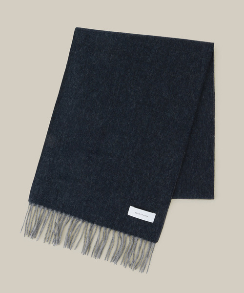 ADAM ET ROPE'（アダムエロペ）の「ベーシックカシミヤマフラー（ストール/ショール・メンズ・ブラック系その他/ベージュ/ネイビー/ブルー系その他4/パープル/オレンジ・FREE）」の4枚目の写真