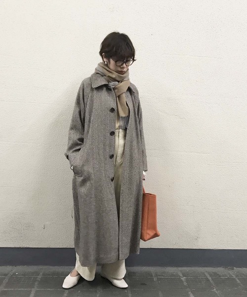 ADAM ET ROPE'（アダムエロペ）の「ベーシックカシミヤマフラー（ストール/ショール・メンズ・ブラック系その他/ベージュ/ネイビー/ブルー系その他4/パープル/オレンジ・FREE）」の13枚目の写真